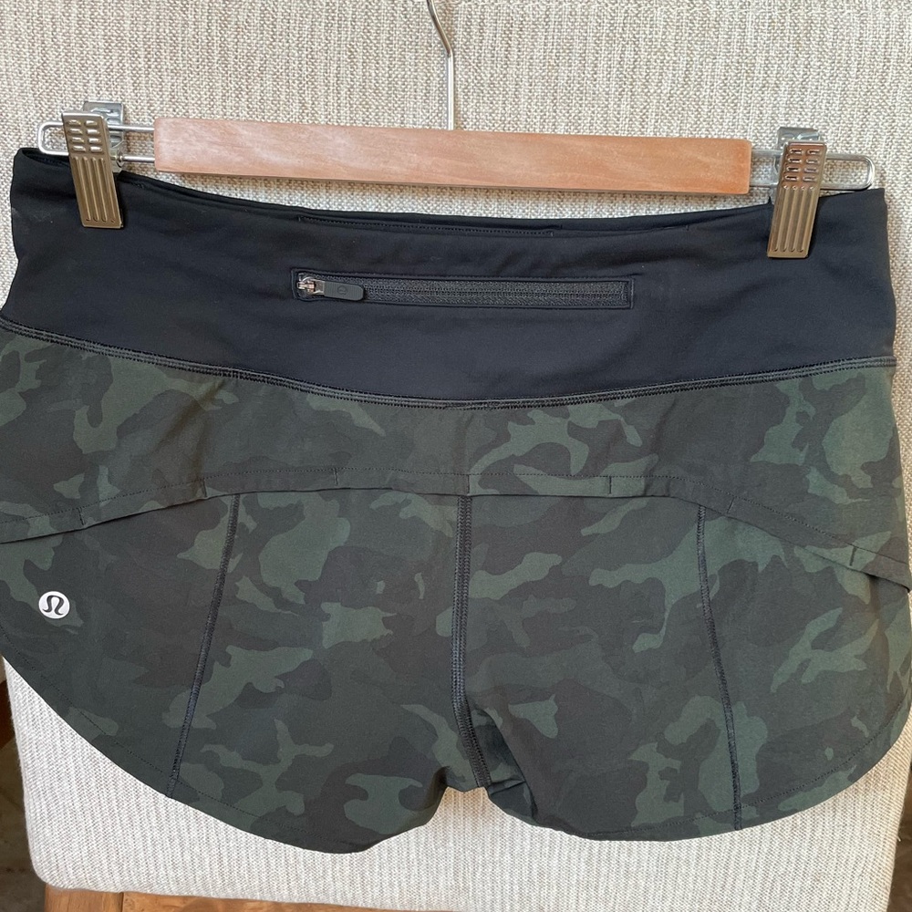 Lululemon Speed Up Short Camo